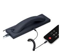 ENJOY-UNIQUE Ricevitori telefonici retrò per cellulare, tablet, laptop, cuffie con pulsante di risposta e comoda chiamata, interfaccia USB-C, ottimo regalo per i genitori