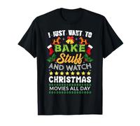 Enjoy Wear Cool Funny Christmas Quotes Graphic Design Fun Maglietta