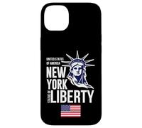 Enjoy Wear Cool NYC New York City Statue of Liberty Graphic Custodia per iPhone 14 Plus
