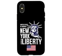 Enjoy Wear Cool NYC New York City Statue of Liberty Graphic Custodia per iPhone X/XS