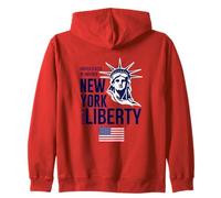 Enjoy Wear Cool NYC New York City Statue of Liberty Graphic Felpa con Cappuccio