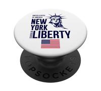 Enjoy Wear Cool NYC New York City Statue of Liberty Graphic PopSockets PopGrip Adesivo
