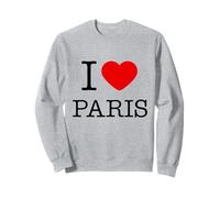 Enjoy Wear I Love Pairs Graphic Tees - Paris Novelty Graphic Felpa