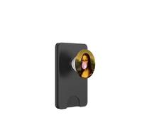 Enjoy Wear Sarcastic French Mona Lisa Chewing Bubble Gum Fun PopSockets PopWallet per MagSafe