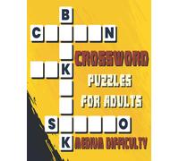 Enjoy With Us Crossword Puzzles for Adults Medium Difficulty (Tascabile)