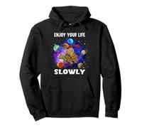 Enjoy Your Life Slowly Turtle Sloth Funny Sloths Turtles Felpa con Cappuccio