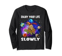 Enjoy Your Life Slowly Turtle Sloth Funny Sloths Turtles Maglia a Manica
