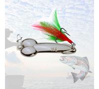 Enjoyard Esche Artificiali Spinning Regalo Scherzoso, Metal Artificiale Pesca Richiamo 15g Per San Valentino Regalo di Compleanno Del Pescatore, Fishing Lure Bait Per Pesca Alla Trota, Spigola