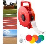 Enjoyard Linee del campo da calcio - Larghezza 4 cm - Linee corte da badminton - Marcatura del campo da gioco - Linee di giurisdizione regolabili