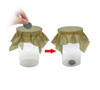 Enjoyer 3Pcs Buco Nero Trucchi magici Moneta Penetrazione Piatto Moneta Attraverso Il Foglio di Gomma in Tazza Mago Puntelli Mentalismo Magia Trucco Illusione