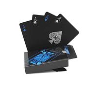 Enjoyer Gioco di carte da poker dorate e argentate - Carte magiche in foglia d'oro 24 carati - Poker durevole e impermeabile - Regalo (#1)