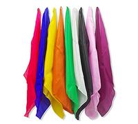 Enjoyer Magia Fazzoletto Mago Giocoleria Sciarpa Cambiare Colore Sciarpe Trucchi Magia Fase Puntelli Magia Classico Giocattoli Gadget 5 PZ (15*15CM)