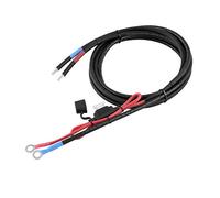 Enjoysolar - Cavo Batteria con Regolatore di Carica Solare e Batteria con Anello di Sicurezza M8 (Fusibile da 1,5 M M8 25 A)