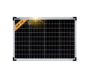 Enjoysolar Mono 50 W 12V Pannello Solare Monocristallino Pannello Solare Foto