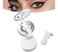 Enjuvie Magnetic Eyelashes with Applicator,2025 New Enjuvie Magnetic Lash Kit,Waterproof MagneticEye lashes Kit Easy To Put On,Reusable No Glue/Liner Needed Effortless Natural Look Glam (A2)