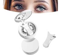 Enjuvie Magnetic Eyelashes with Applicator,2025 New Enjuvie Magnetic Lash Kit,Waterproof MagneticEye lashes Kit Easy To Put On,Reusable No Glue/Liner Needed Effortless Natural Look Glam (A4)