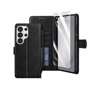 ENKAY Crystal Portafoglio CUSTODIA per Samsung Galaxy S26 Ultra, Nero