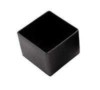 Enkotrade 21 tappi scorrevoli rettangolari per gambe della sedia, per tubi esterni di dimensioni 25 x 25 mm, copertura tubo in polietilene di alta qualità, tappi di chiusura