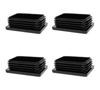Enkotrade - 4 feltrini lamellari per tubi rettangolari, 60 x 30 mm, copertura per tubo in polietilene di alta qualità