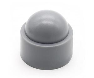 Enkotrade 52 pezzi Capi protettivi esagonali grigi per M10, dimensione chiave 17, per viti e dadi Capi protettivi per viti esagonali e per coperture terminali