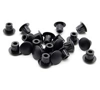Enkotrade 52 tappi di copertura, 8 x 4, foro Ø 4 mm, copertura per tubo in polietilene di alta qualità, tappi in plastica, tappi di copertura, tappi, tappi ciechi, tappo di chiusura