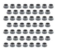 Enkotrade 52 tappi di copertura in grigio | 18 x 15 | Foro Ø 15 mm, copertura tubo in polietilene di alta qualità, tappi di plastica, tappo, tappo cieco, tappo di chiusura