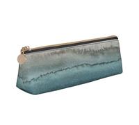 EnkzpoHen Astuccio con stampa "Within The Tides", astuccio compatto ed elegante in pelle con cerniera, elegante, portatile