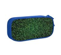 EnkzpoHen Hacker Era - Astuccio da viaggio ad alta capacità, per ufficio e casa, con cerniera a doppio strato, Blu, Taglia unica, Set di zaini per la scuola