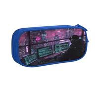 EnkzpoHen Hacker Era - Astuccio da viaggio ad alta capacità, per ufficio e casa, con cerniera a doppio strato, Blu, Taglia unica, Set di zaini per la scuola