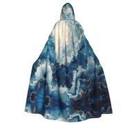 EnkzpoHen Mantello con cappuccio a lunghezza intera con stampa "Within The Tides per adulti", per feste, cosplay ed eventi di carnevale