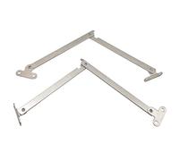 ENLACE 2 pezzi porta cerniera a lembo in metallo, cerniera pieghevole a 180°, cerniera per mobili, porta coperchio, cerniera per porta dell'armadio