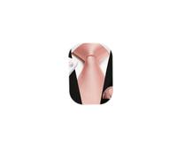 Enlision Cravatta Rosa Uomo Elegante Set Cravatta e Fazzoletto Gemelli e Pochette Tinta Unita per Matrimonio Festa