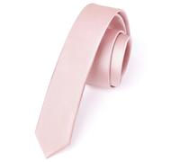 Enlision Cravatta Uomo Elegante Cravatta Rosa Chiaro Tinta Unita 4 CM Cravatte Stretta Sottile Slim de Matrimonio Festa Lavoro