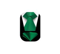 Enlision Cravatte Da Uomo Verde Cravatta E Fazzoletto Da Taschino Set Di Ascot Da Uomo Per Matrimonio E Affari Formali