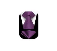 Enlision Viola Cravatta E Piazza Tasca Set Uomo Cravatte Fazzoletto Set Festa Di Nozze Ascot Di Seta Per Gli Uomini