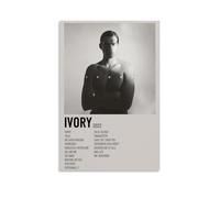 ENLLVKCBR Ivory By Omar Apollo - Poster decorativo da parete su tela, poster decorativo da parete e stampa artistica moderna, per camera da letto, 20 x 30 cm