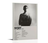 ENLLVKCBR Ivory By Omar Apollo - Poster decorativo da parete su tela, poster decorativo da parete e stampa artistica moderna, per camera da letto, 20 x 30 cm