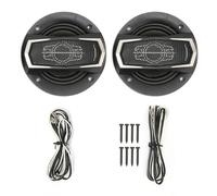Enlybee 300 W Full Range Bass 4 Ohm 4 inch Car Coaxial Speakers for Stereo Sound Advanced Heat Dissipation Design, Crisp Clear Audio, Long Service Life