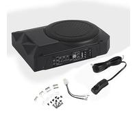 Enlybee 600 W, auto attiva sotto il sedile, amplificatore audio universale, alta potenza con altoparlante a bassa distorsione, design di dissipazione del calore, rete in acciaio inox verniciata di