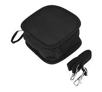 Enlybee 9 Slots Filter Bag, Camera Accessory Pouch, Nylon Filter Wallet with Detachable oulder Strap, Compact Storage for 9 25 95mm and Accessories, Durable Black Nylon