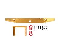 Enlybee Aluminum Alloy Rear Bumper for 1/10 RC Climbing Cars, High Simulation And Anti Collision Design, Easy to Install, Protects Rear Body, Compatible with MN999 / 4 / SCX10 (Gold)