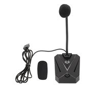 Enlybee Microfono computer USB con luce RGB, alveo regolabile, riduzione del rumore, pickup a 360 gradi per giochi, incontro, chat e altro ancora (Type A)