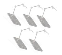 Enlybee Servi da 5 figure trasparenti regolabili da 5 pacchetto, display multifunzionale in plastica robusta per bambole anime e supporto del modello
