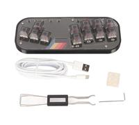 Enlybee Tastiera Fighting Box per mini controller Hitbox, dotata di interruttori meccanici silenziosi, modalità SOCD multiple, opzioni di input flessibili, bassa latenza, ideale per