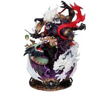 Enma Roronoa Zoro Figura d'azione Anime One Piece Haoshoku Haki King of Hell Combat Versione Statua da ufficio mobile assemblata Figura Decoration Ornaments 21CM