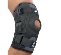 Enmo Max - Ginocchiera con doppie cerniere laterali, S, S, per dolori articolari, LCA, MCL, lesioni ai legamenti, tendinite, corsa, squat, sport, sollievo dal dolore