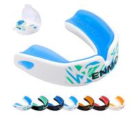 Enmo Maxilla Pro - Paradenti per adulti e ragazzi dai 10 anni in su, con custodia, per rugby, boxe, hockey e sport di contatto, paradenti con tecnologia a canale di respirazione a triplo strato,