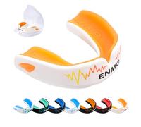 Enmo Maxilla Pro - Paradenti per adulti e ragazzi dai 10 anni in su, con custodia, per rugby, boxe, hockey e sport di contatto, paradenti con tecnologia a canale di respirazione a triplo strato,