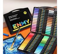 ENMY 60 pennarelli acrilici a colori liquidi, per tessuti, tela, roccia, vetro, legno, carta, fai da te, penne acriliche per fai da te