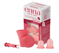 Enna Cycle Easy Starter Kit Coppetta Mestruale con Applicatore | XS+S